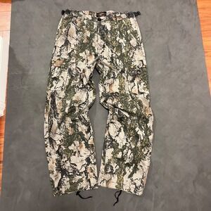 Yukon Gear Men's Camo‎ Cargo Hunting Pants Size XL Baggy Wide Leg Adjustable